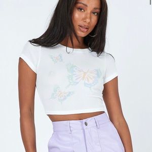 Princess Polly cropped t shirt